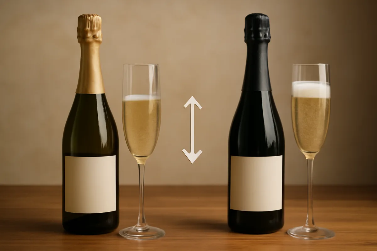 Cosa cambia tra vino frizzante e spumante? Il criterio utile per distinguerli subito