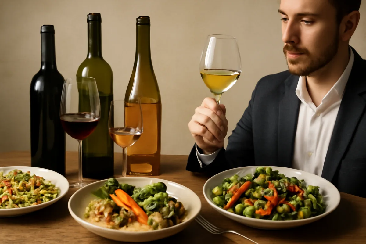 Quali vini esaltano la cucina vegetariana? Le combinazioni più armoniose secondo i sommelier