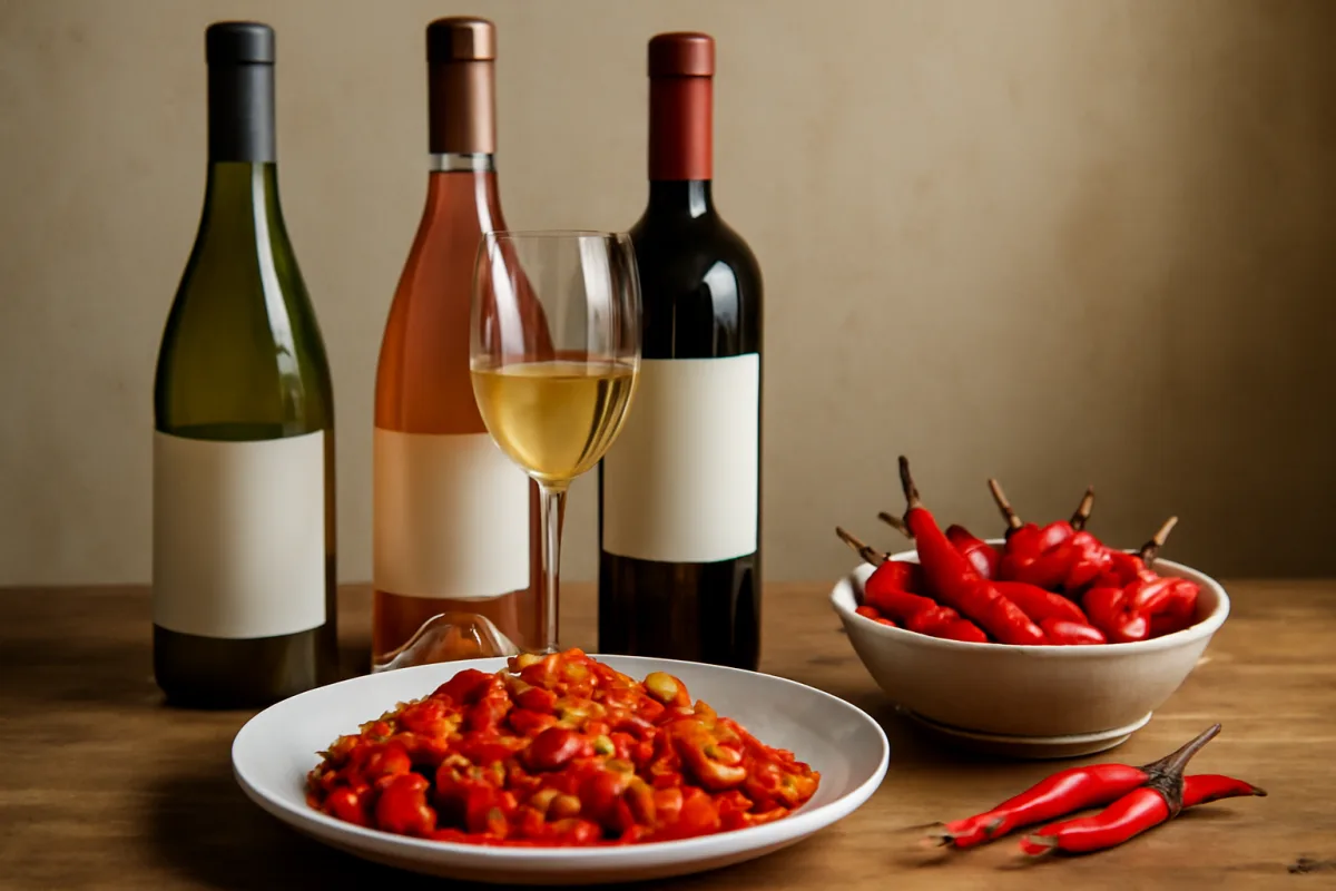 Quali vini abbinare alla cucina piccante: le etichette che smorzano la sensazione di calore