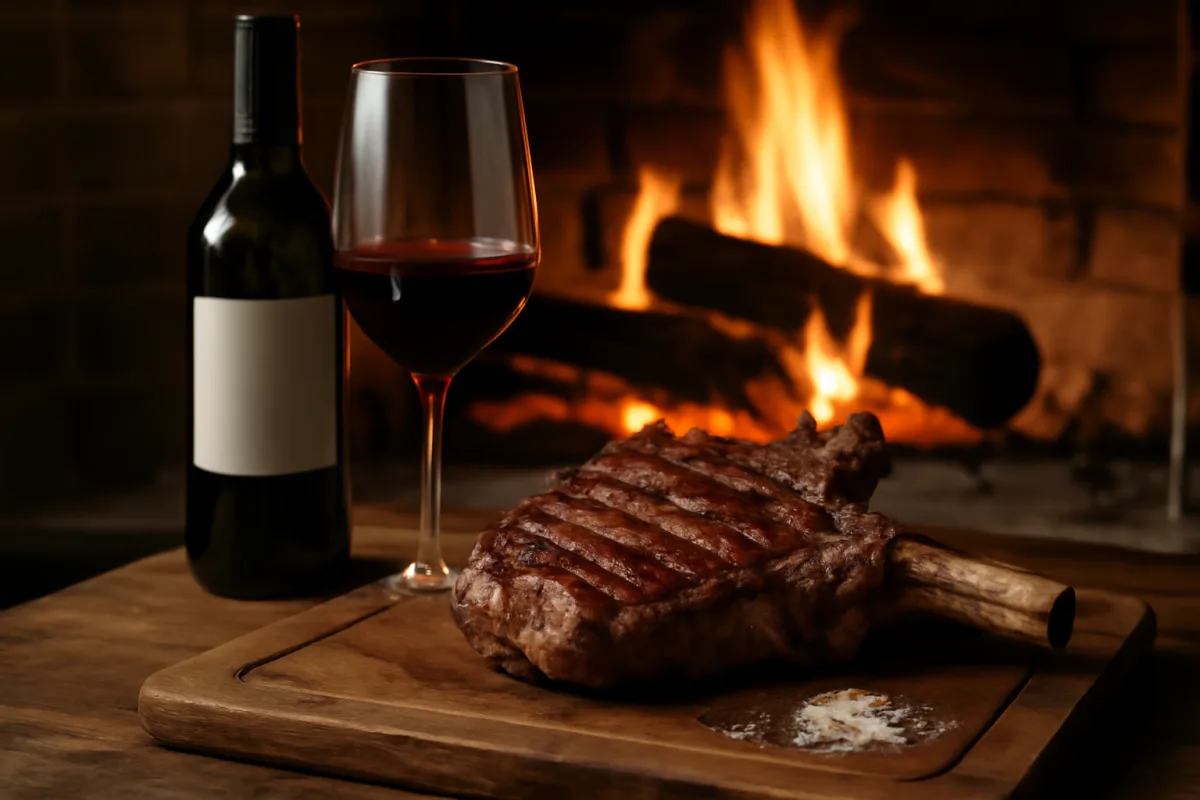 Vino rosso e carne alla brace: la scelta classica che non passa mai di moda