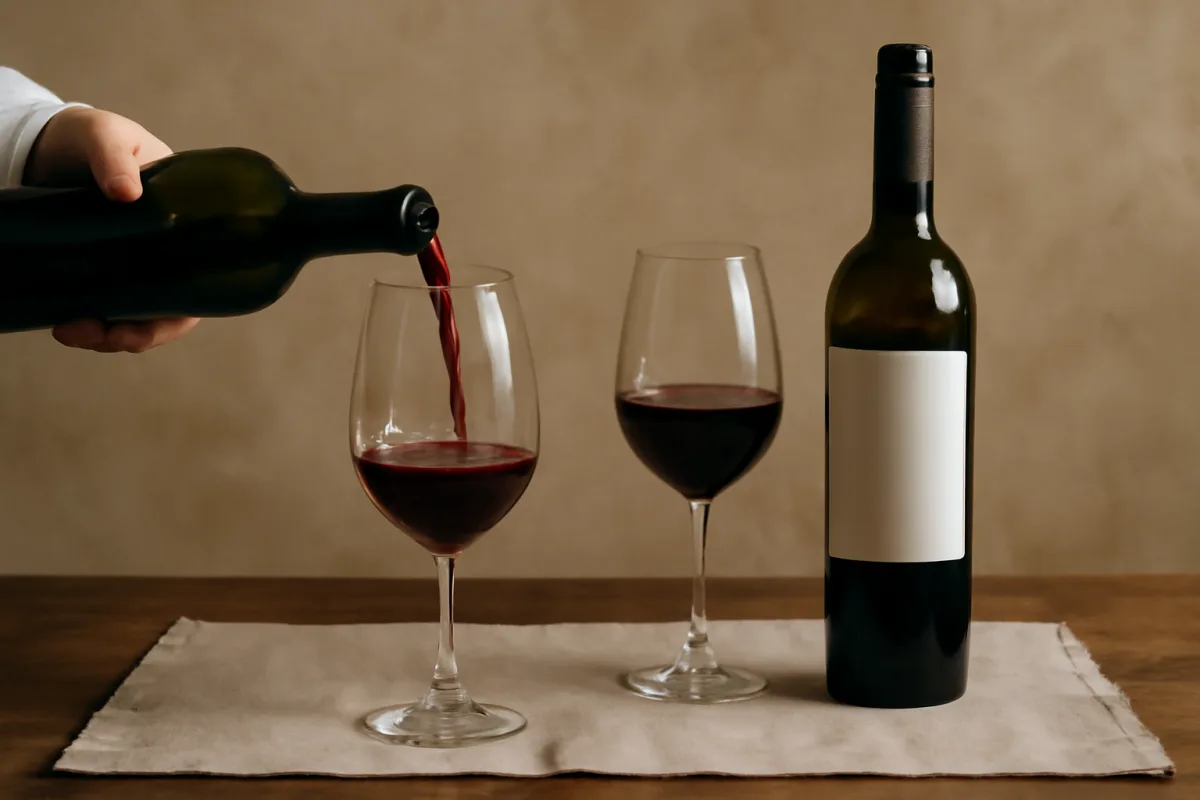 Qual è il modo corretto di servire un vino rosso giovane? Il dettaglio che fa la differenza