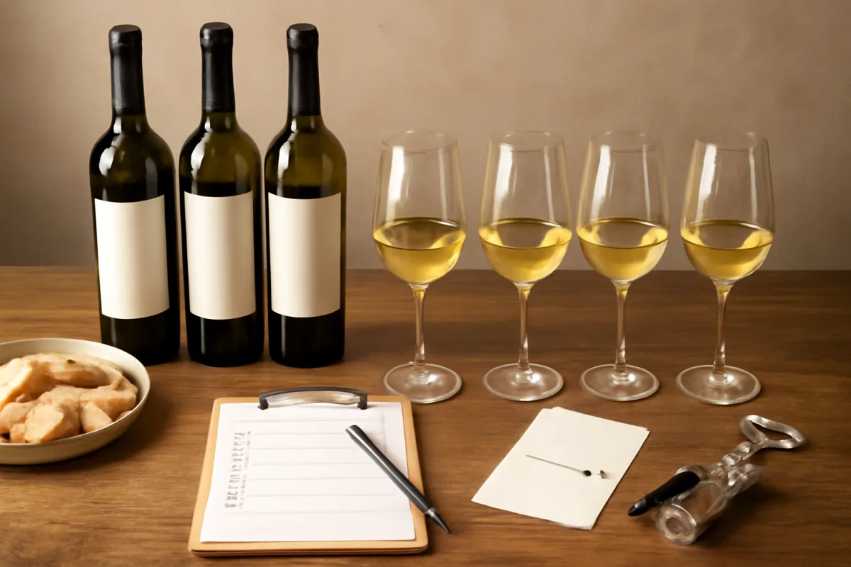 Come organizzare una degustazione casalinga di vini bianchi: la scaletta perfetta da seguire