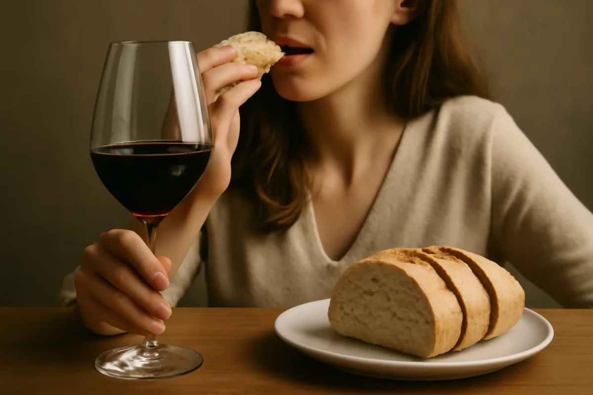 Perché degustare il vino con il pane neutro? Il ruolo chiave nella pulizia del palato